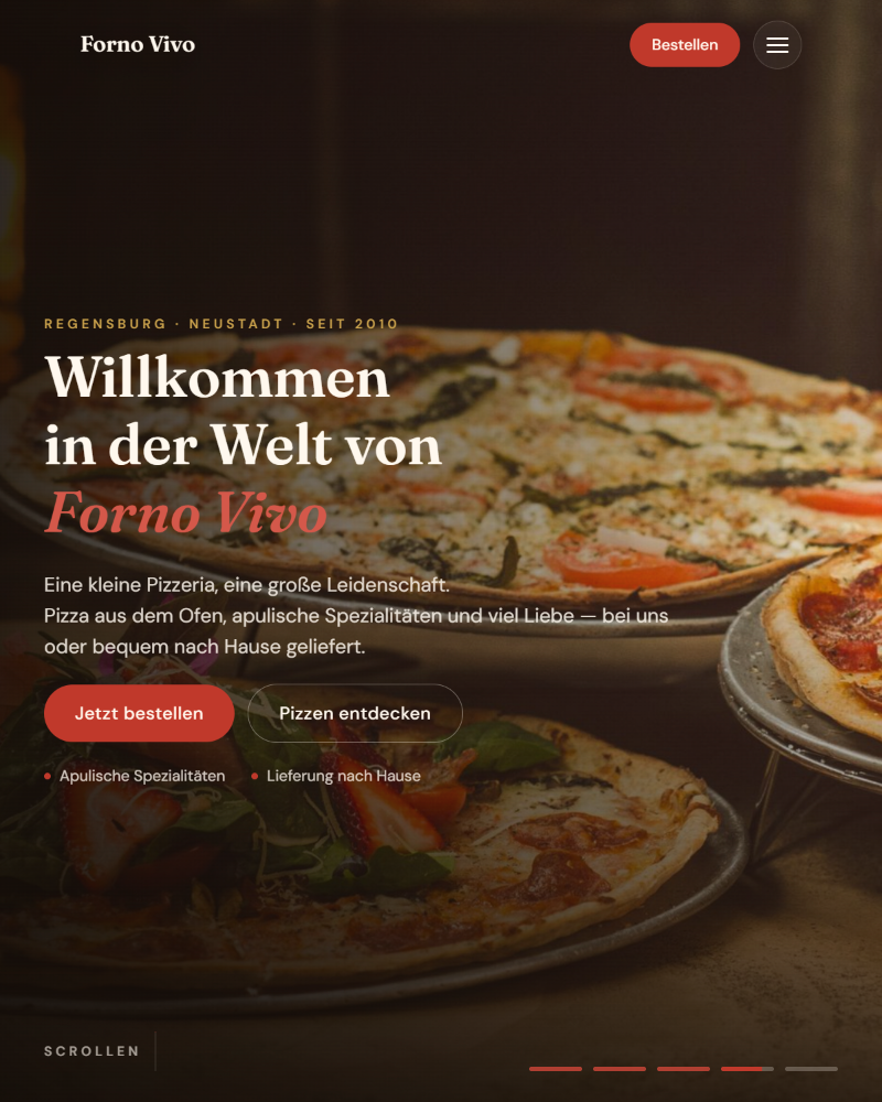 Fornovivo — Website-Vorschau