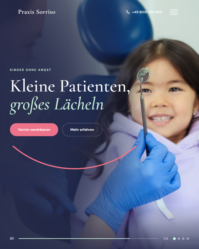 Sorriso — Website-Vorschau